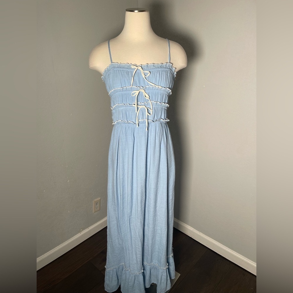 Thirty Three Light Blue Dress size Large - Picture 5 of 8